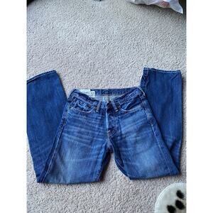 Abercrombie Vintage Distressed Embellished Slim Fit Kids Jeans Size 12
